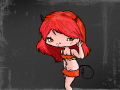 Devil : cute little OC character 스케치판 ,sketchpan