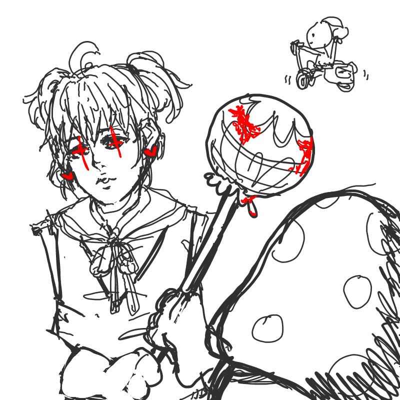 버서커부캐.. : 버서커부캐
아 덥다... 스케치판 ,sketchpan