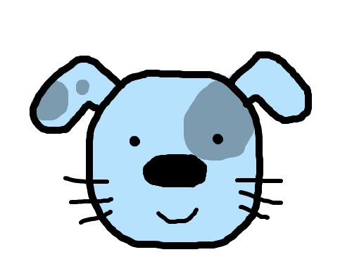 쉽게 그리자 : 강아지 그림 스케치판 ,sketchpan