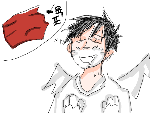 나는 육포가 좋슴다 : 네 좋아요 스케치판 ,sketchpan