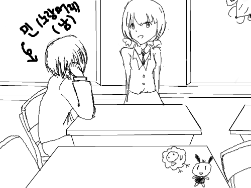 새양이 : 안녕하세요 스케치판 ,sketchpan