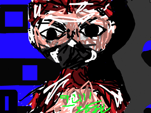 닌자원숭이(?) : 걍 원숭인데 닌자임 스케치판 ,sketchpan