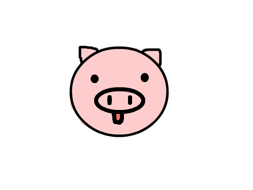 돼지그리기 연습 : 돼지그리기 연습 스케치판 ,sketchpan