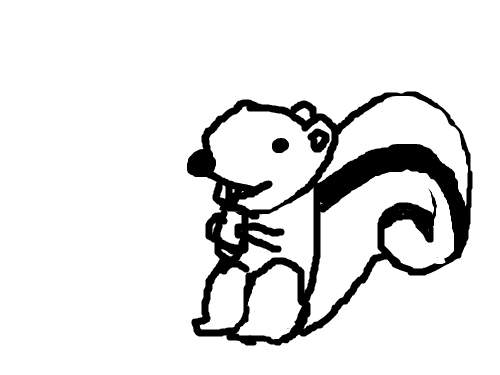북극곰다람쥐 : 이건도대체무슨동물???? 스케치판 ,sketchpan