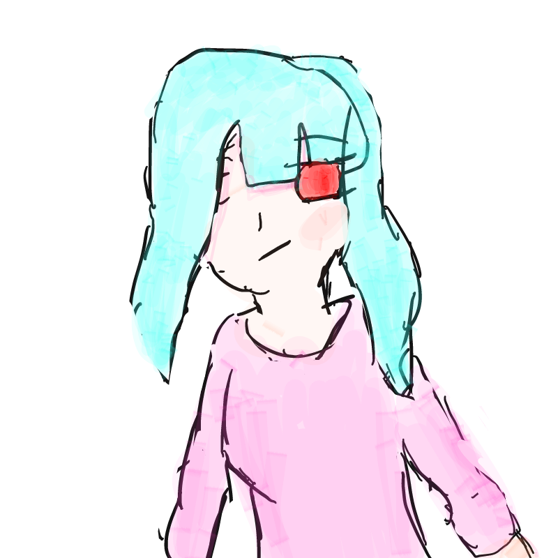 새 자캐예.. : 새 자캐예욥!  이름은 미유입니당!! 스케치판 ,sketchpan