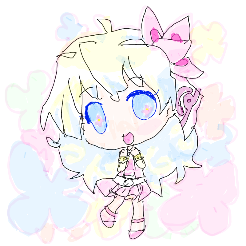 꽃소녀>_ : 꽃소녀>_ 스케치판 ,sketchpan