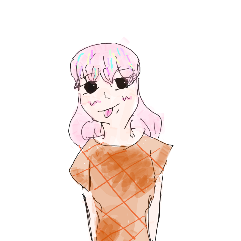 아이스크림.. : 아이스크림 의인화예용♡ 스케치판 ,sketchpan