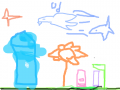 봄풍경 : 따듯한 봄 풍경 스케치판 ,sketchpan