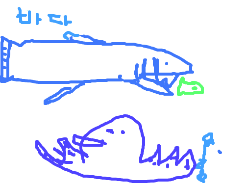 바다 : 바다이야기 스케치판 ,sketchpan