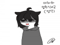 아하하... .. : 아하하... 입학식이군.(정색) 스케치판 ,sketchpan