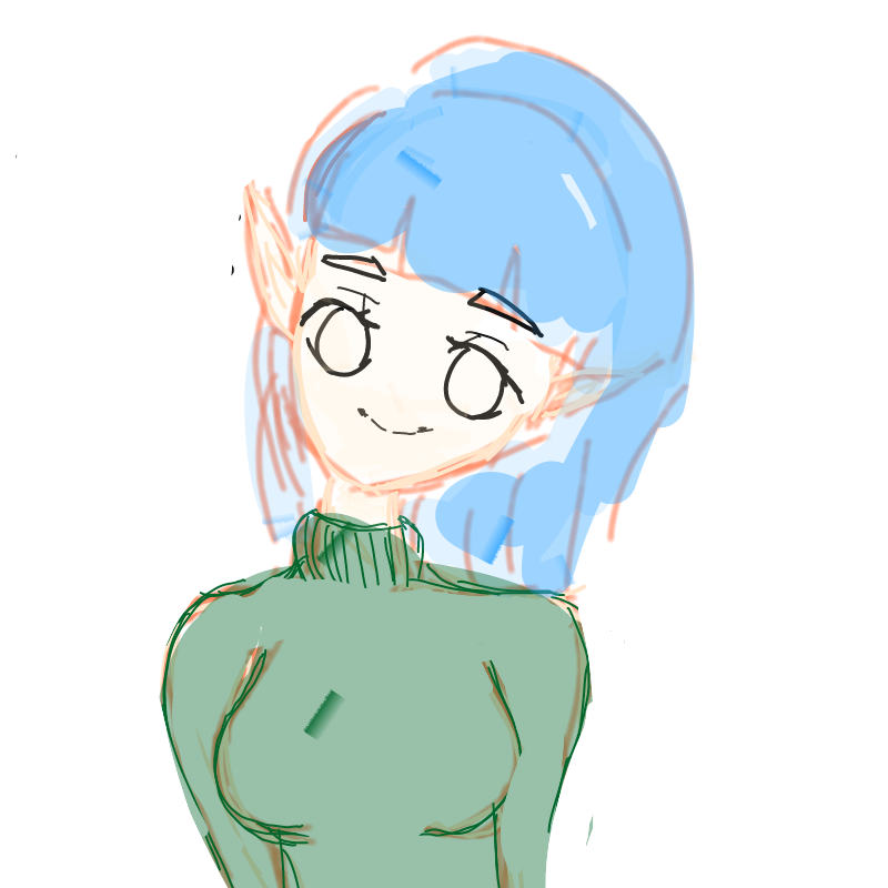 외계소녀 .. : 외계소녀 마린 스케치판 ,sketchpan