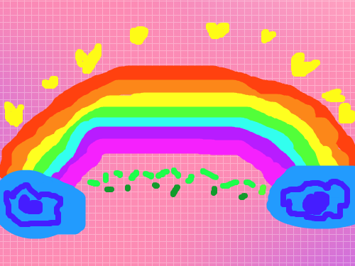 무지개 : .................................... 스케치판 ,sketchpan