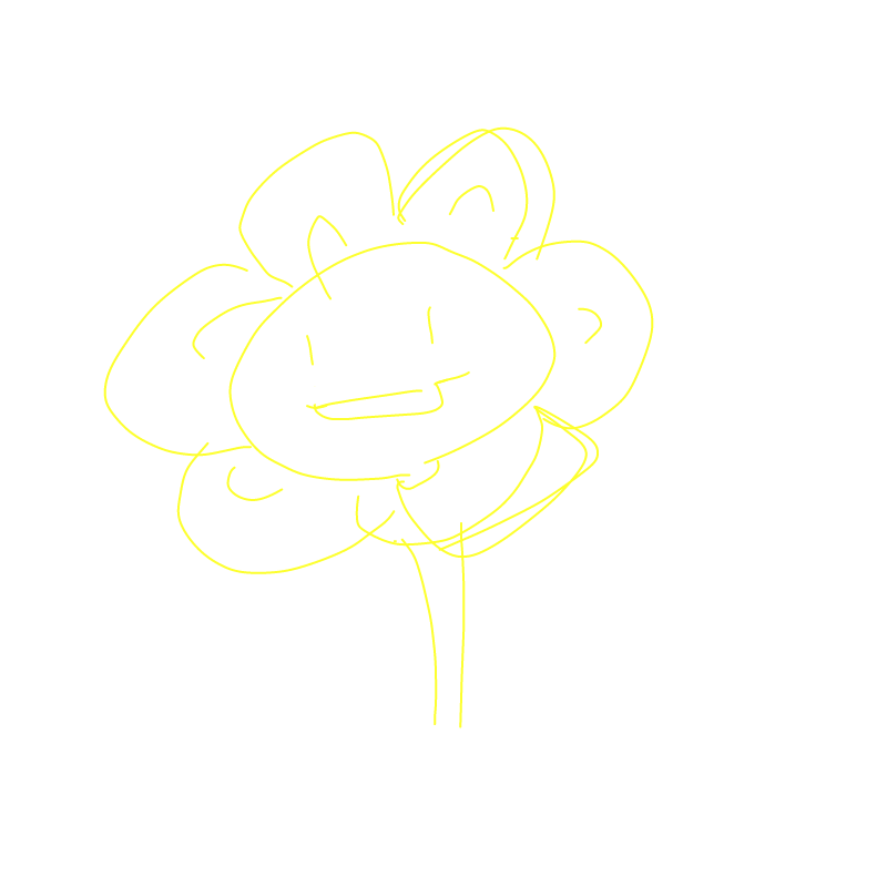 안녕 난 플.. : 안녕 난 플라위야! 노란꽃 플라위! 스케치판 ,sketchpan