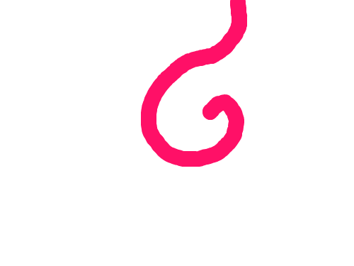 꼬리 : 꼬리로 생선잡기 스케치판 ,sketchpan