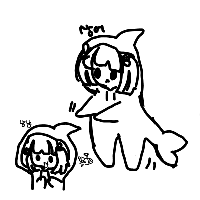 상어ㅓ : 상어ㅓ 스케치판 ,sketchpan