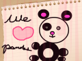 PANDA : CUTICLE 스케치판 ,sketchpan