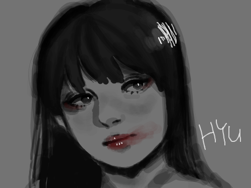 오랜만에 : 그림 리메이크 하려다가 안그려져서 딴길로샘 스케치판 ,sketchpan