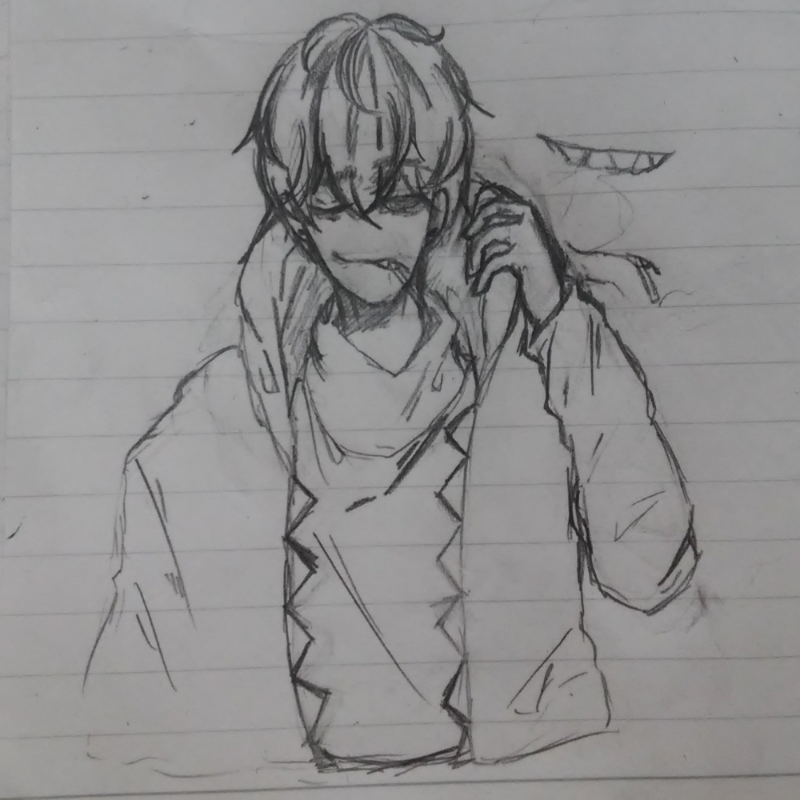 왠지 펠샌.. : 왠지 펠샌즈 의인화 같은....흙... 어제 부터 상어 이빨이랑 큰 지퍼넣은 자캐를 만들고 싶었을 뿐인데....흙흙 자ㄱ...(펔 스케치판 ,sketchpan