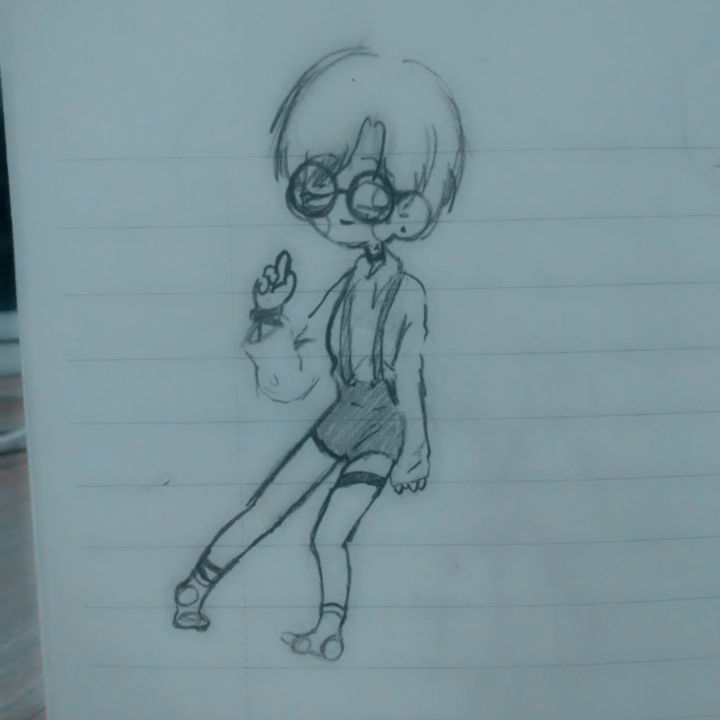 새 자캐 힣.. : 새 자캐 힣♥(펔 스케치판 ,sketchpan