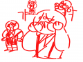 오아아억 : 오아아억 스케치판 ,sketchpan