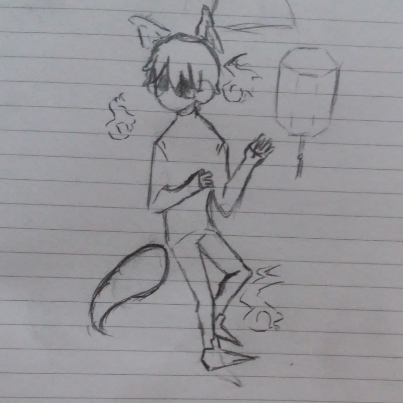 새로운ㄴ .. : 새로운ㄴ 자캐 주황불여우★ 스케치판 ,sketchpan
