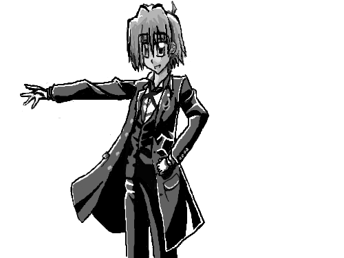 마우스를 지향한 하야테 : 마우스로 그림을 그리는 사람들을 위한 그림..(여러가지 의미에서) 이거보고 힘내세요.. 스케치판 ,sketchpan