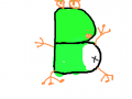 개굴리 : 재미있다 스케치판 ,sketchpan