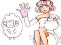 의인화;; : 이런;;스케치에힘주다가채색망쳤다;; 스케치판 ,sketchpan