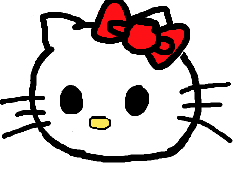 키티 한번 그려봤어요.. : 오늘 처음 가입했어요^^키티 한번 그려봤어요..정말 못그리지만 그래도 잘 봐주세요 ㅠㅠ. 제발 x16이상으로 아니 x64로 봐주세요... 스케치판 ,sketchpan