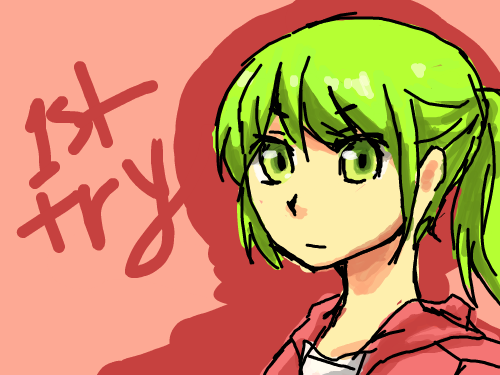 first! : my first try using tablet==guess i still have to improve my skill... and get used to using tablet, that's it. 스케치판 ,sketchpan