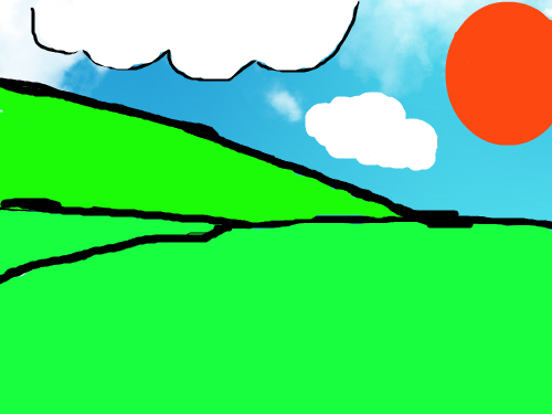 한 여름 : 한 여름 시원하게 스케치판 ,sketchpan