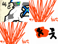 싸움 : 누가 이길까나? 스케치판 ,sketchpan