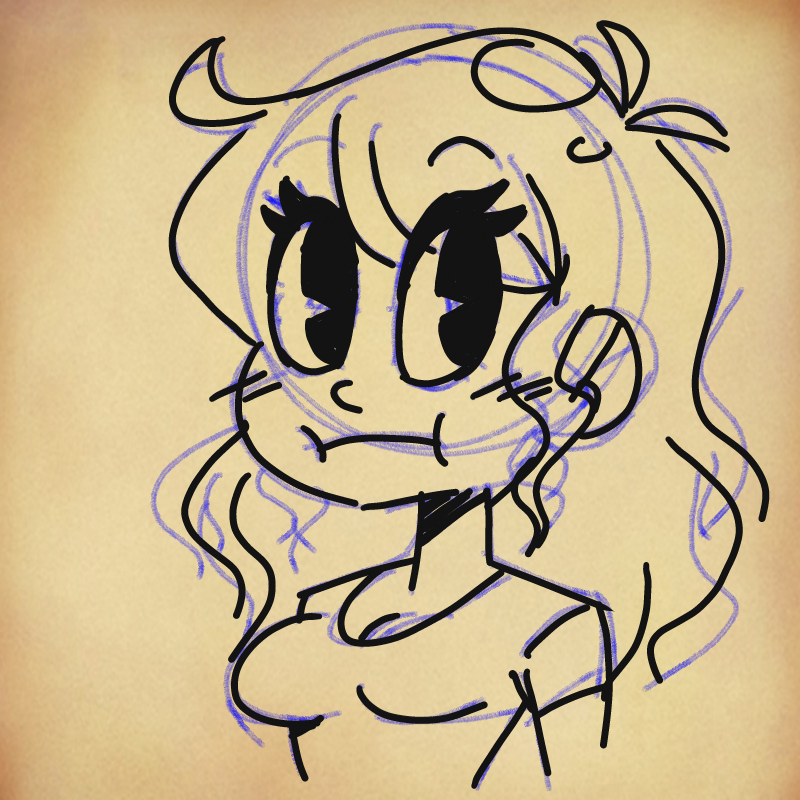 girl : girl 스케치판 ,sketchpan