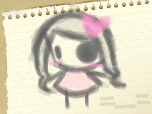 2 - Chibi : Idk. o: 스케치판 ,sketchpan