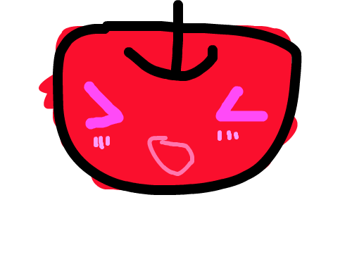 사과 : 사과를 그렸다. 스케치판 ,sketchpan