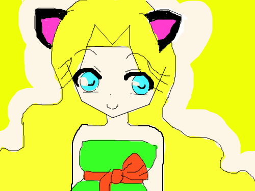 고양이 소녀 : 고양이 소녀 스케치판 ,sketchpan