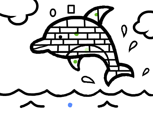 돌고래 : 돌고래 그림 스케치판 ,sketchpan