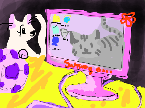 kitty lover : a kitty lover's room 스케치판 ,sketchpan