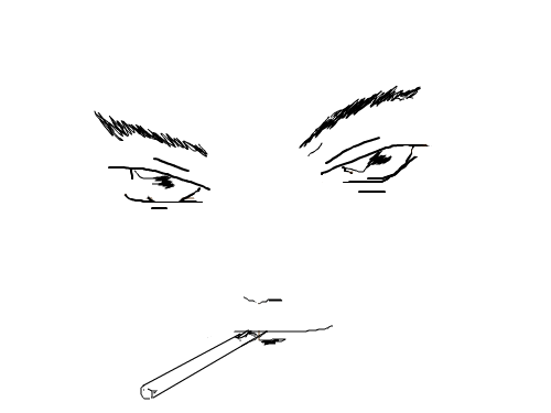 얼굴없는남자 : 색칠은 어려워... 스케치판 ,sketchpan