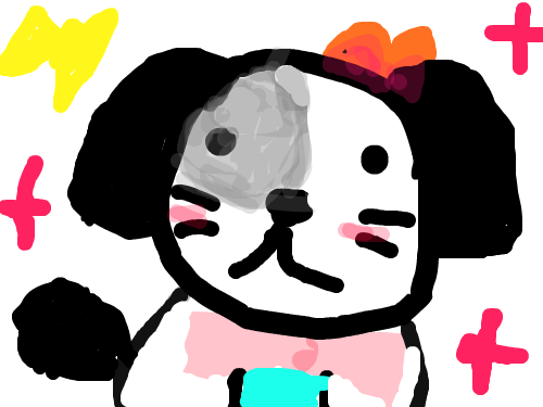 2.강아지 : 오늘 강아지를 그렸다. 조금 이상했다. 스케치판 ,sketchpan