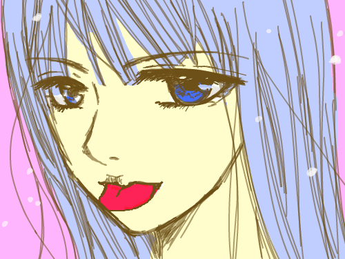 혓바닥 : 혓바닥을 낼름 스케치판 ,sketchpan