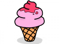 아이스크립색칠공부~ : 명암도넣어쯤! 스케치판 ,sketchpan