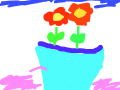 뭘까?.. : 꽃이예요... 스케치판 ,sketchpan