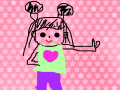 뷔! 나 멋지지... : 아이가 나 멋지지하면서 뷔 하는 모습입니다. 스케치판 ,sketchpan