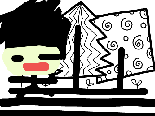 나무로 사람 그리기 : 나무바탕에서 사람그리기 스케치판 ,sketchpan