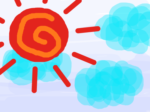 맑은 하늘 : 맑은 하늘 스케치판 ,sketchpan