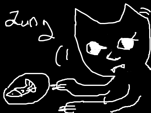 고양이테러사건ㅋㅋㅋㅋ : 고양이 태러 발생 스케치판 ,sketchpan