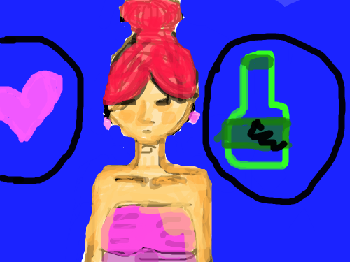 참이슬 녀 : ㅋㅋㅋㅋ 스케치판 ,sketchpan