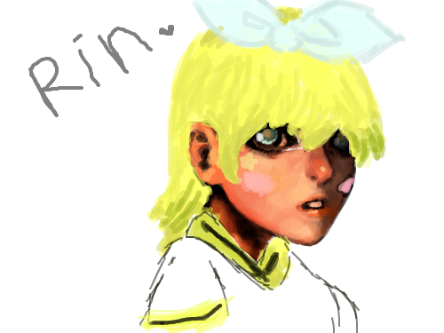 Rin : 린으로 바꿔봤는데 이상해요...흑 스케치판 ,sketchpan