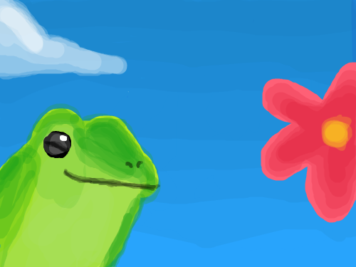 Slide 3 : They enjoyed all of the nature, and took care of it. 스케치판 ,sketchpan